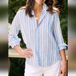Frank & Eileen Linen Eileen Button Down